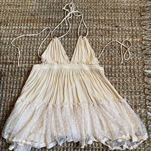 Cream colored summer dress